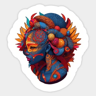 Fiery goddess Sticker